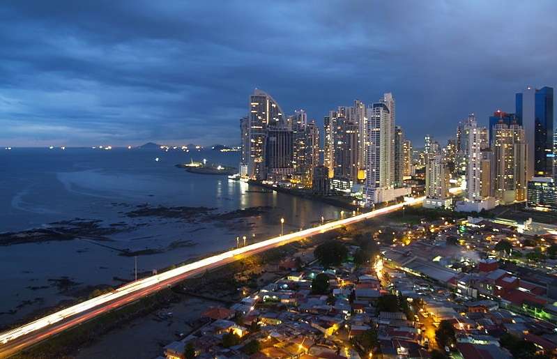 Vista general del área de la bahía de Panamá. Foto: Wikipedia