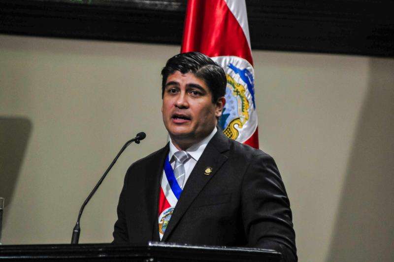 Carlos Alvarado, presidente de la República de Costa Rica