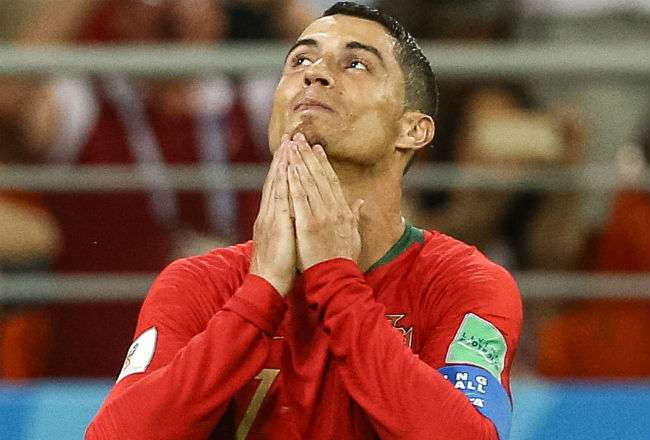 El jugador de Portugal Cristiano Ronaldo. Foto:EFE