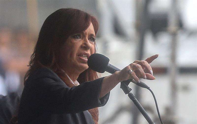 La expresidenta argentina Cristina Fernández de Kirchner. EFE/Archivo