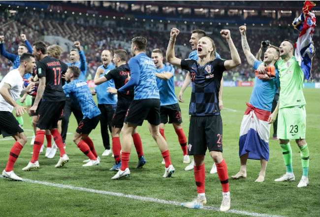 La selección de Croacia ha sorprendido en el Mundial de Rusia 2018. Foto:EFE