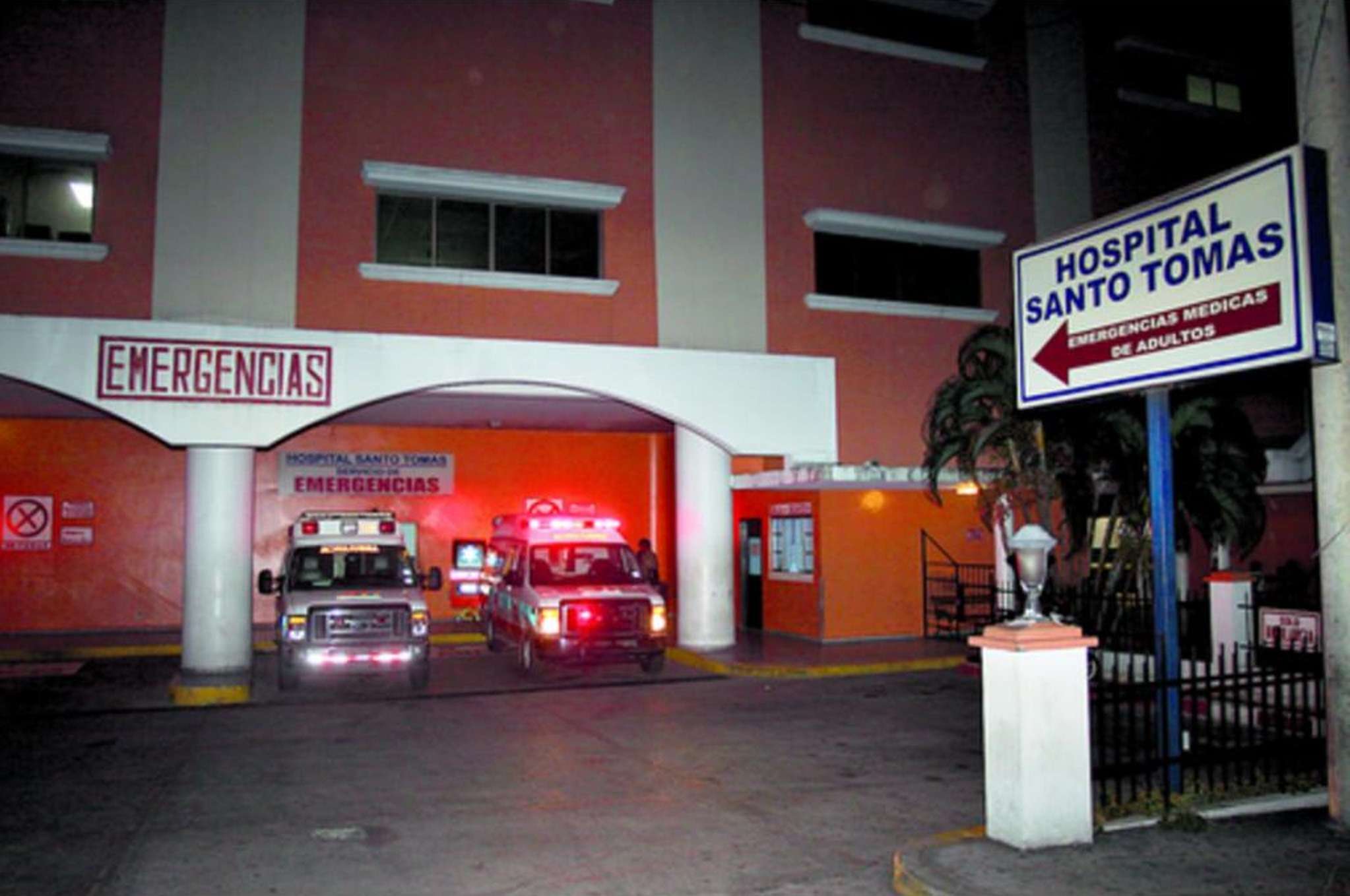 Cuarto de urgencias Hospital Santo Tomás. Foto: Archivo