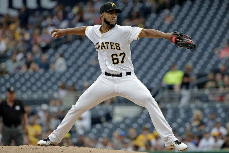 Darío Agrazal, lanzador de los Piratas de Pittsburgh. Foto: AP