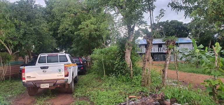 Se logró ubicar un sitio donde se realizaban peleas de gallos en una propiedad privada cerca a orillas del Río La Villa.