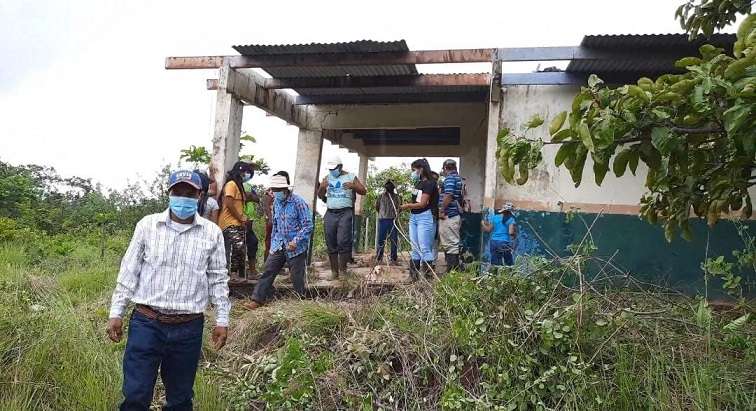 El puesto de salud del corregimiento de El Cuay no tiene techo.