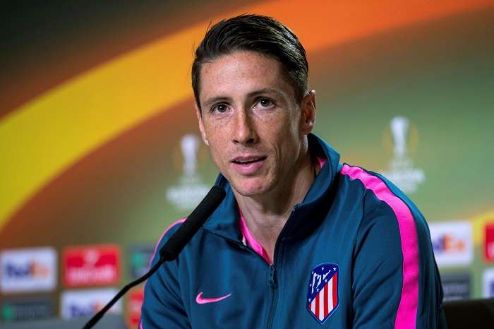 Fernando Torres durante la rueda de prensa. EFE.