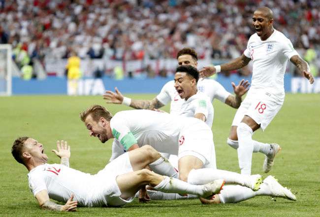La selección de Inglaterra ha tenido un buen Mundial de Rusia 2018. Foto:EFE