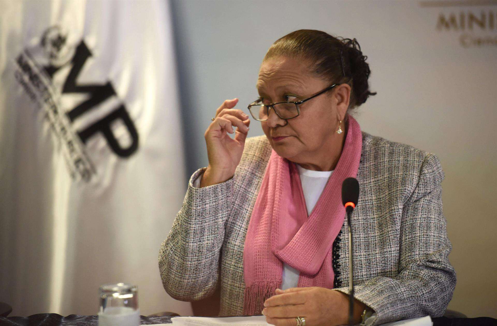 La fiscal general de Guatemala, María Consuelo Porras es la favorita a ocupar de nuevo el cargo, en Ciudad Guatemala. EFE/Edwin Bercián