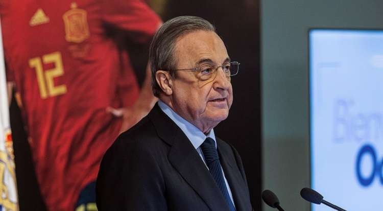 El presidente del Real Madrid, Florentino Pérez. Foto: EFE