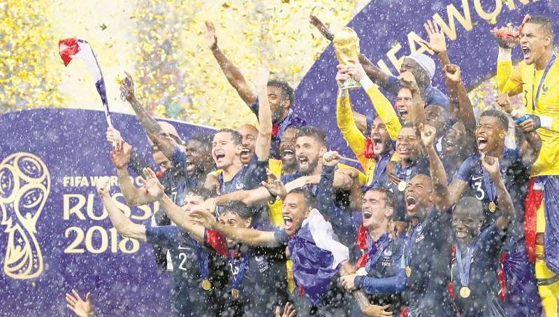 Francia levantó la copa de campeón en Rusia 2018./ Foto Archivo