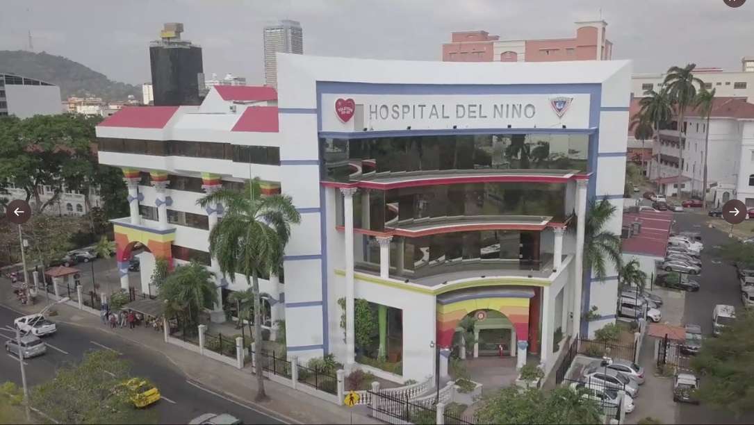 Vista general del Hospital de Niño de Panamá.
