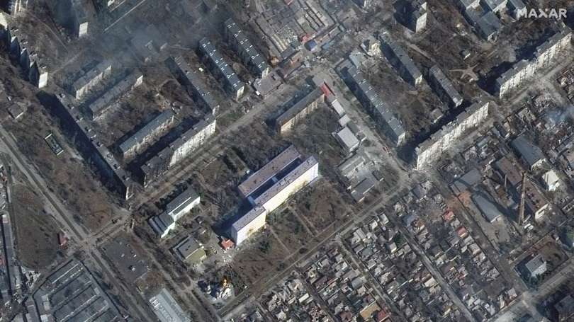 Imagen satelital de la ciudad de Mariupol. EFE