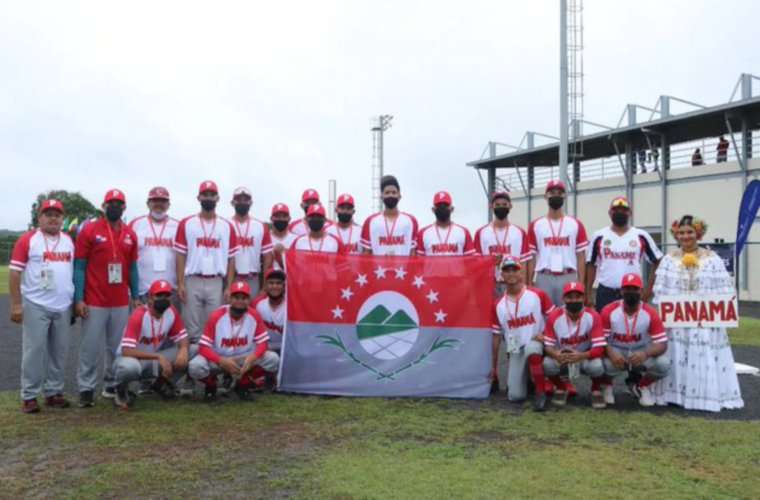 El equipo de Panamá A, representado por las Pequeñas Ligas de Aguadulce, Coclé. Foto: Pandeportes