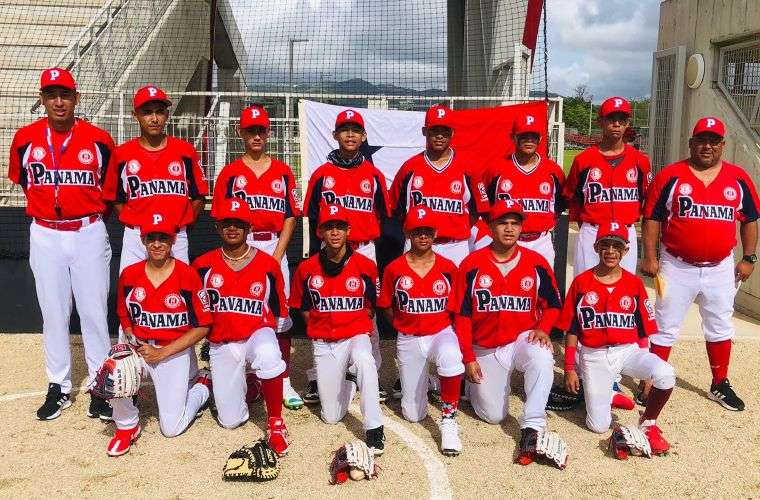 Equipo de Panamá que participa en el Latinoamericano Preintermedio de Béisbol de Pequeñas Ligas. Foto: Cortesía