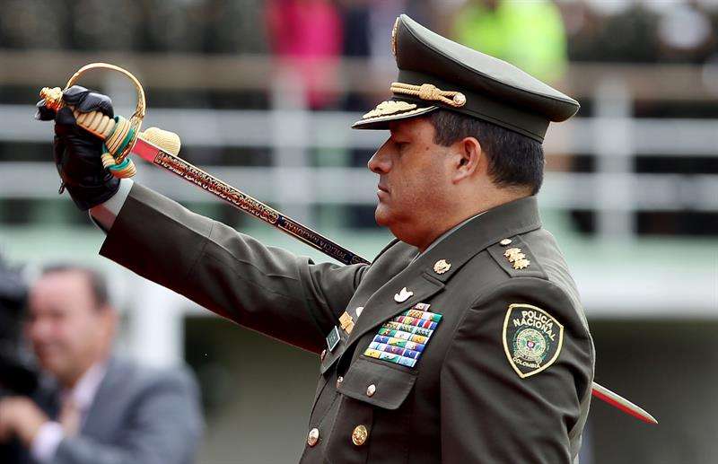En la imagen, el director general de la Policía, general Jorge Hernando Nieto Rojas. EFE/Archivo