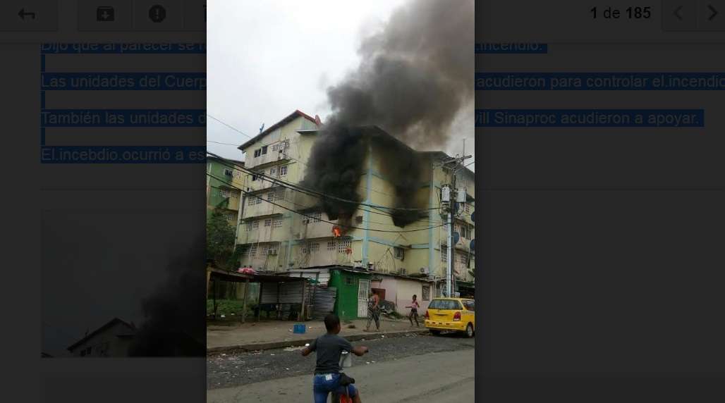 Una familia lo perdió todo debido al incendio, que inició a eso de las 2:00 p.m. 