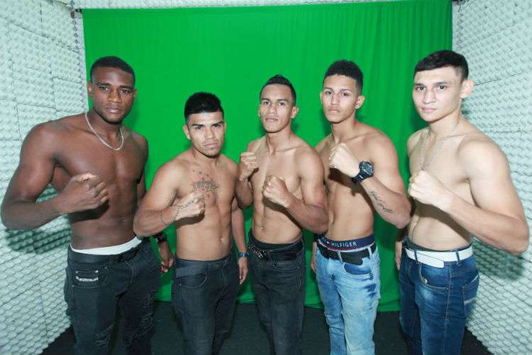 Algunos de los boxeadores panameños que  verán acción en la función del 14 de diciembre. Foto: Anayansi Gamez