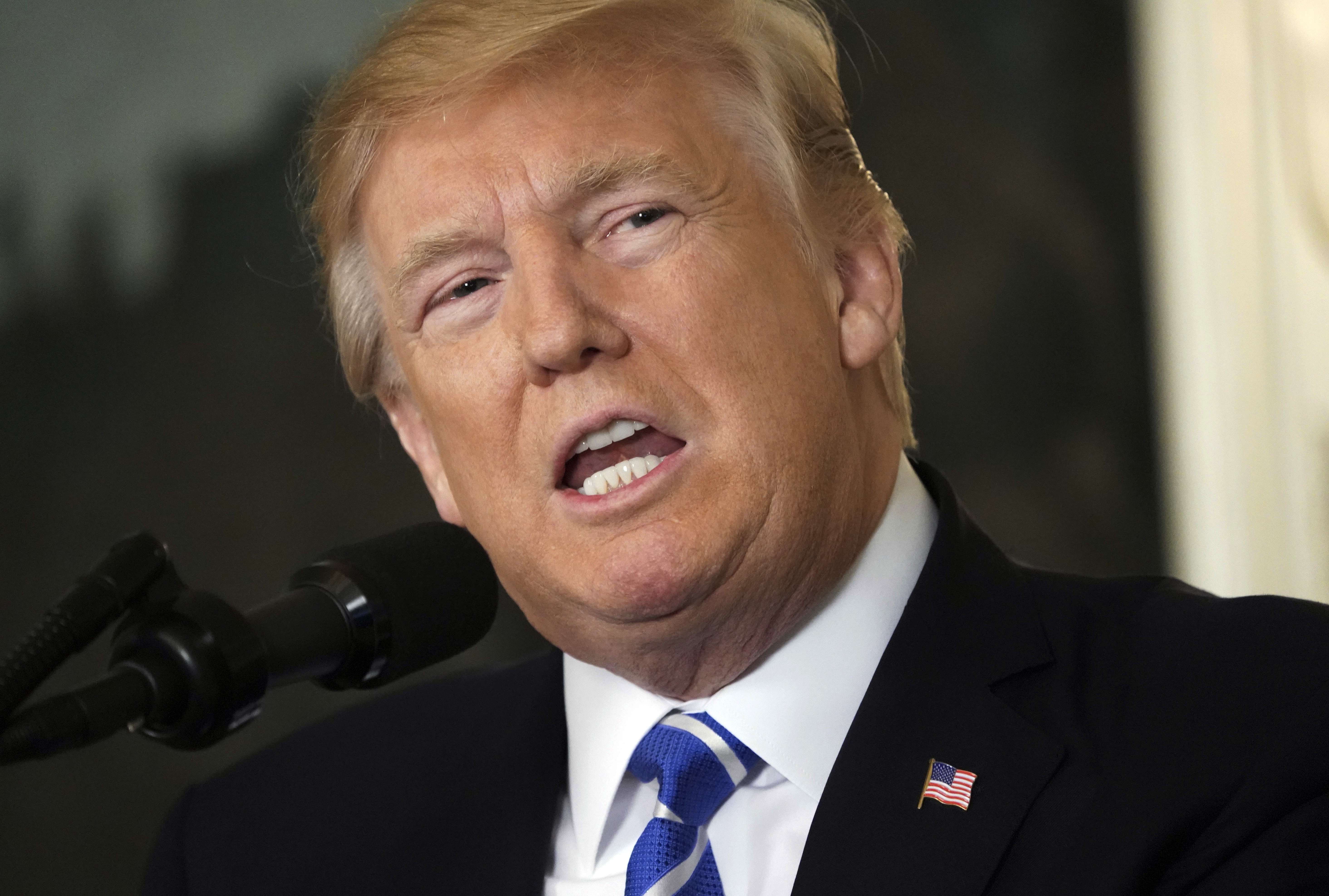 Presidente Donald Trump. /  Foto: AP