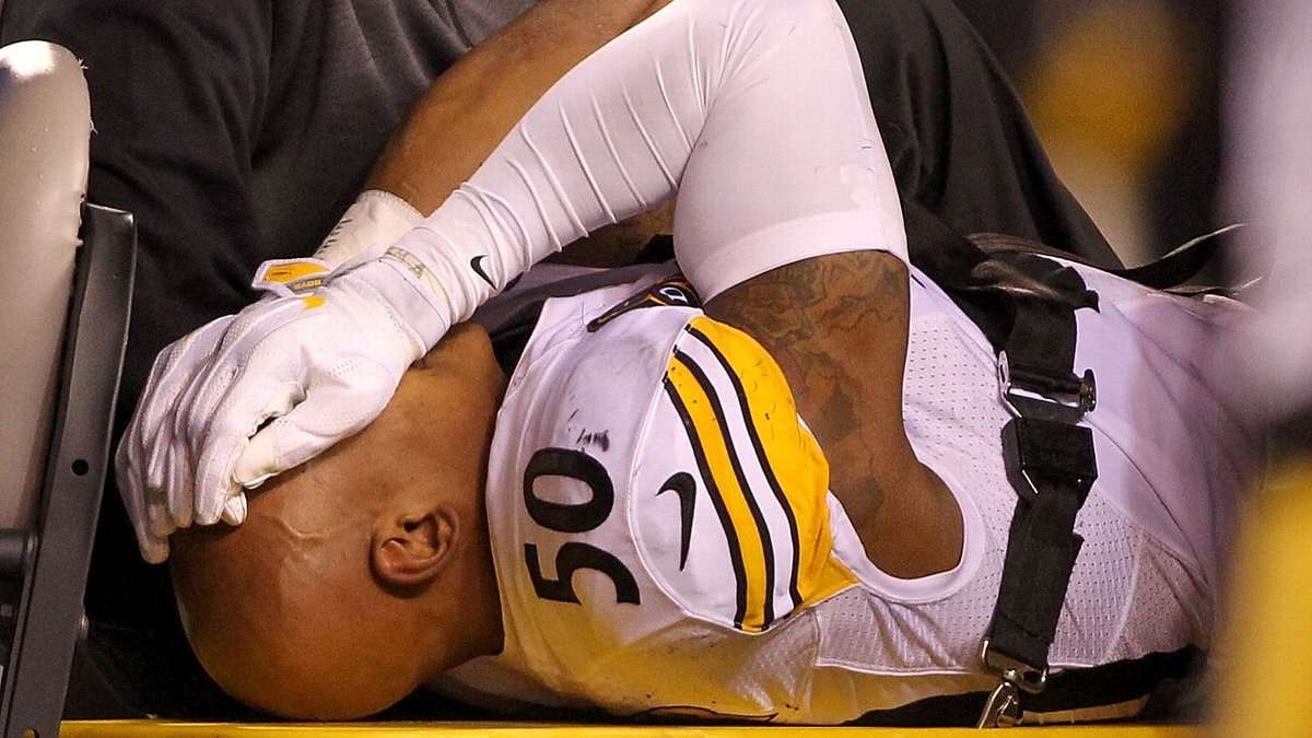 Ryan Shazier, linebacker de los Steelers de Pittsburgh. Foto: AP
