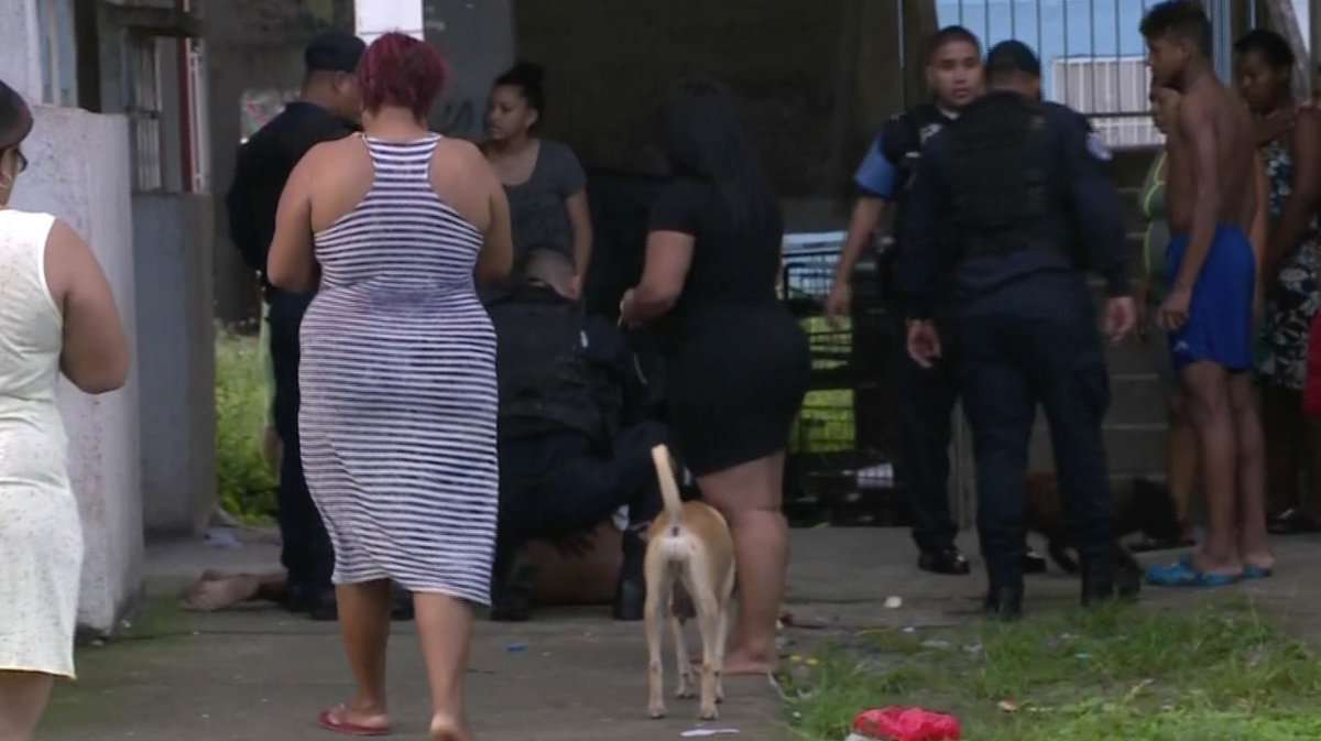 Al lugar llegaron unidades de la Policía Nacional. 