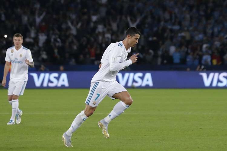 Cristiano Ronaldo se ejercitó con el grupo. Foto: AP