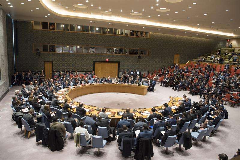 Consejo de Seguridad durante una reunión sobre el mantenimiento de la paz y la seguridad internacionales, con un enfoque en la creación de una asociación regional en Afganistán y Asia Central como modelo para vincular la seguridad y el desarrollo. EFE
