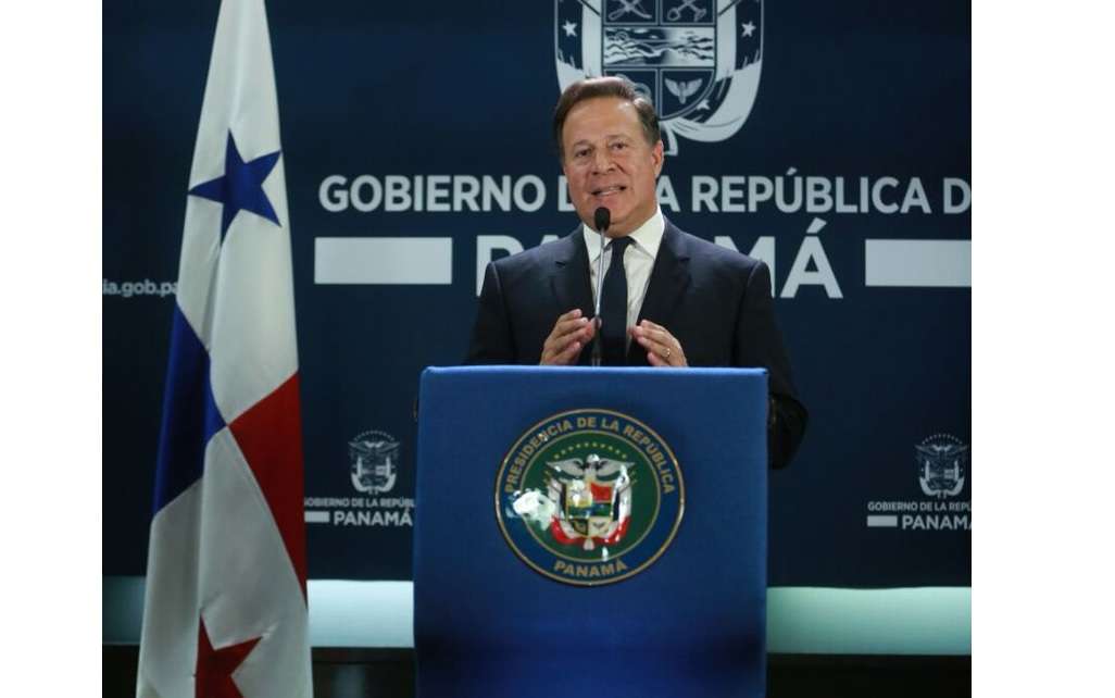 El presidente Juan Carlos Varela. 