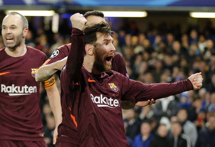 Lionel Messi festeja./ Foto AP