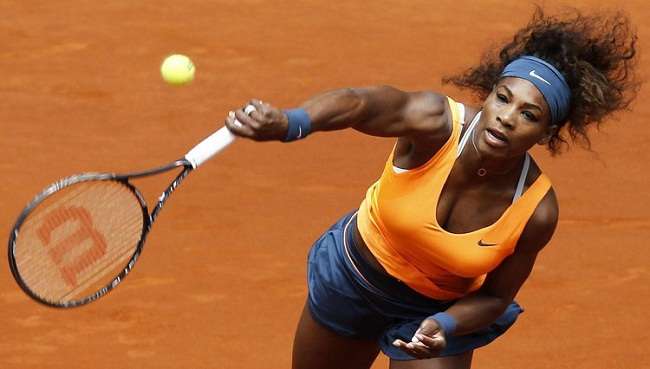 Serena Williamsv ganó por delante de la española Garbiñe Muguruza. Foto: EFE