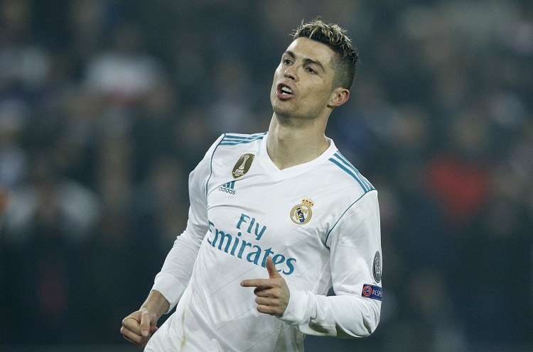 Cristiano Ronaldo celebra su anotación ante el PSG. Foto: EFE
