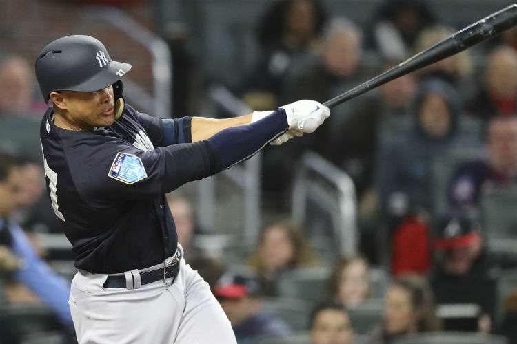 Giancarlo Stanton, la principal adquisición de los Yankees para la campaña 2018. Foto: AP
