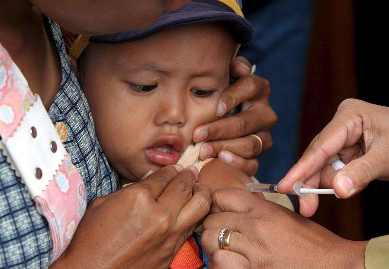 América se ha convertido en la primera región del mundo en eliminar la transmisión endémica del sarampión tras 22 años de lucha contra esta enfermedad contagiosa.  /  Foto: EFE