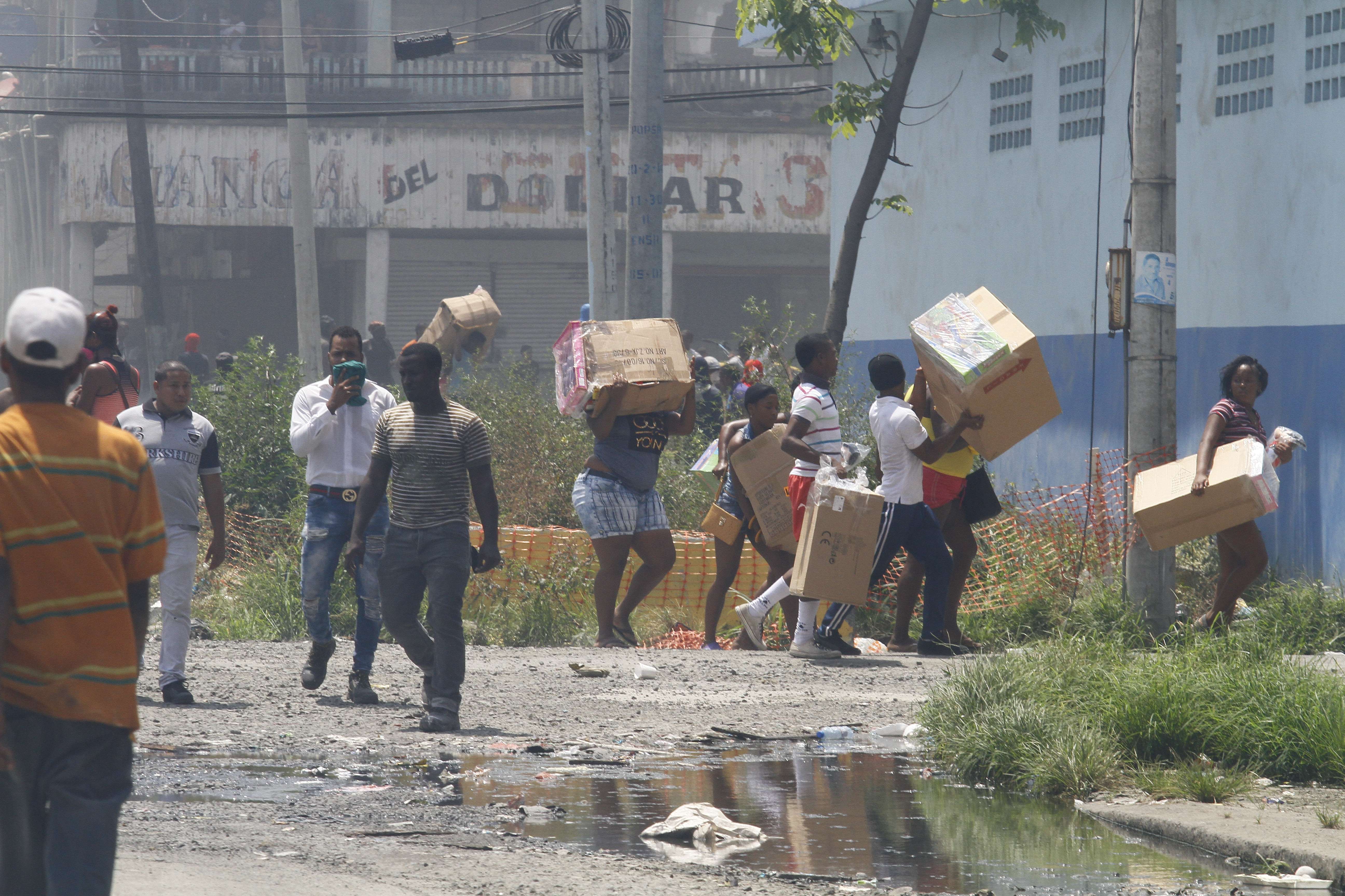 La huelga en Colón provocó pérdidas materiales y heridos. Foto: Edwards Santos