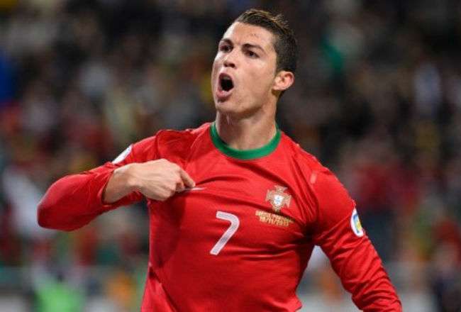 Cristiano Ronaldo, jugador estrella de Portugal y del Real Madrid.