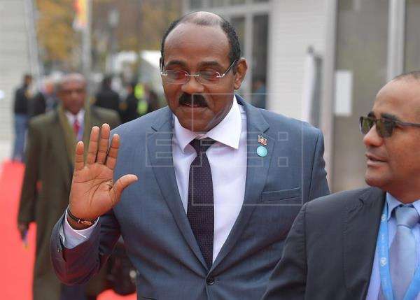 En la imagen, el primer ministro de Antigua y Barbuda, Gaston Browne. EFE/Archivo