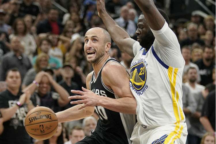 Manu Ginóbili fue una de los jugadores claves de San Antonio Spurs. Foto: AP