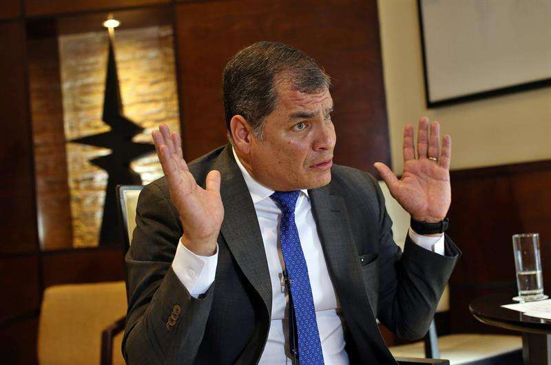 Expresidente Rafael Correa. Foto/EFE