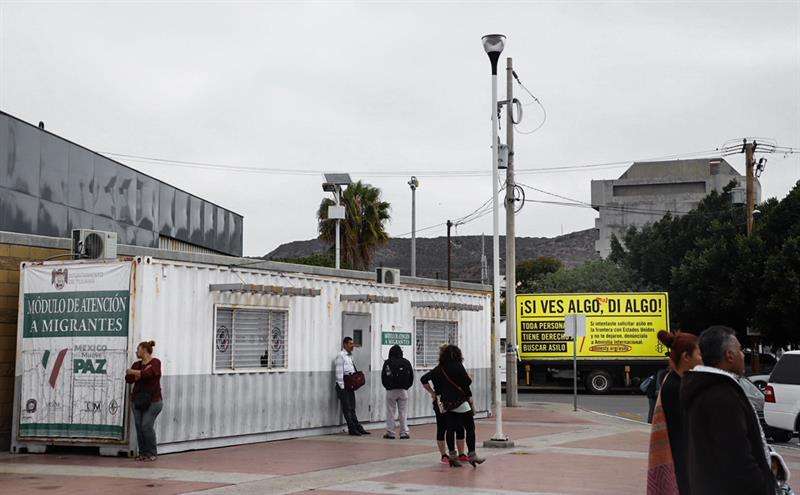 Centro de atención para migrantes en Tijuana México. Foto/EFE