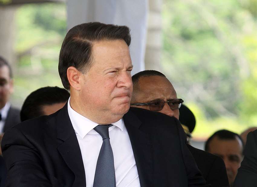 El presidente Juan Carlos Varela. Foto: Edwards Santos 
