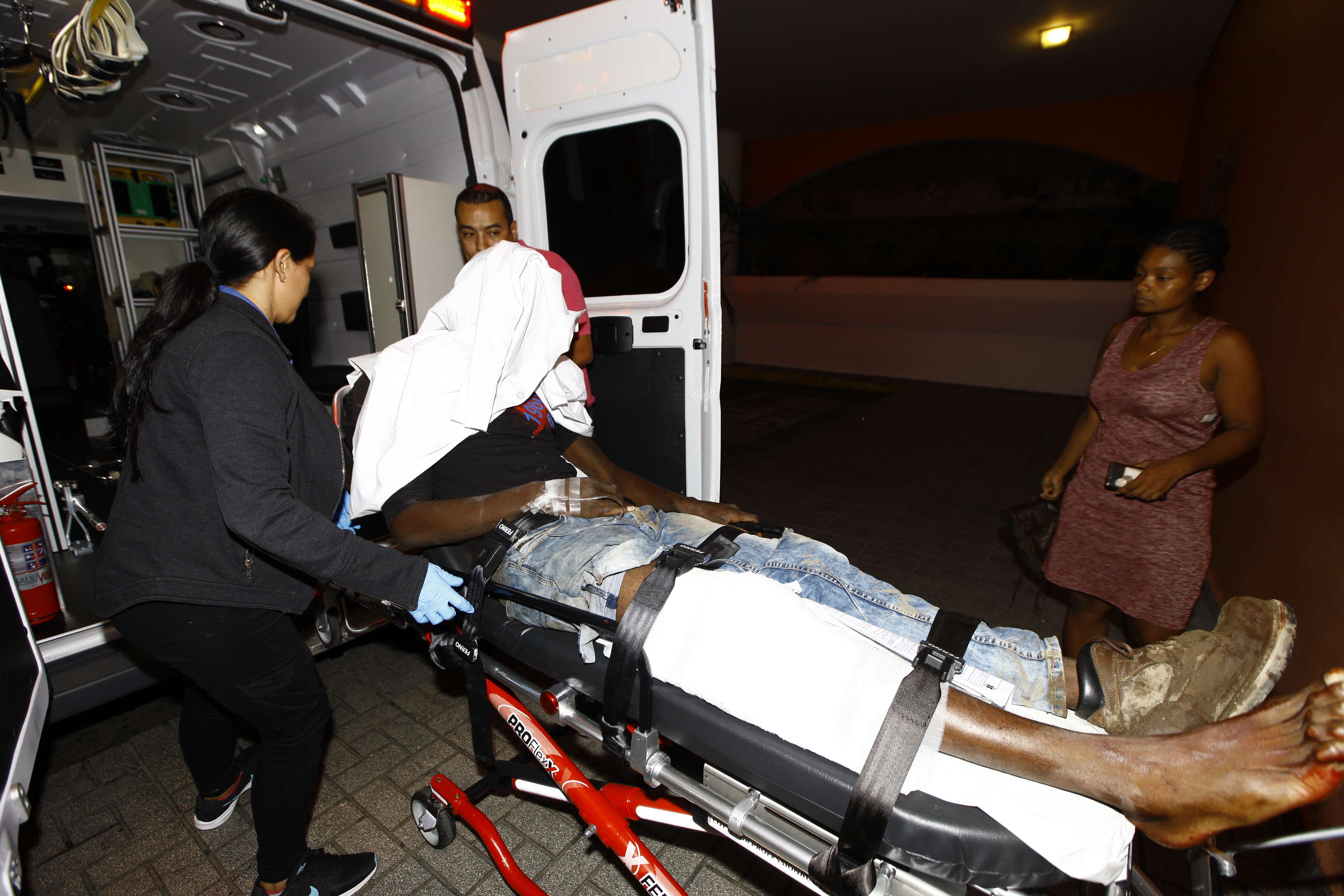 Momia fue trasladado al cuarto de urgencia del hospital Santo Tomás donde quedó recluido. Foto: Alexander Santamaria