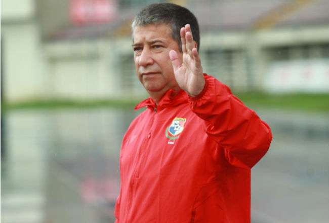 Hernán Gómez, técnico de la selección de Panamá. Foto: Anayansi Gamez