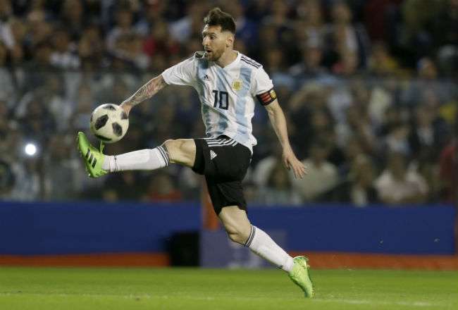 Lionel Messi, el jugador estrella de la selección de Argentina. Foto: AP