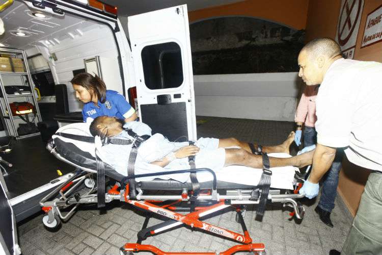 El herido se mantiene recluido en el hospital Santo Tomás. /  Foto: Alexander Santamaría