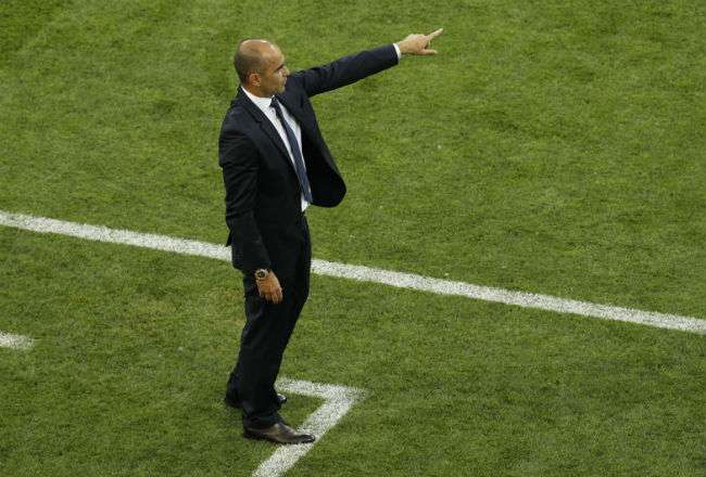 El entrenador Roberto Martínez. Foto: AP