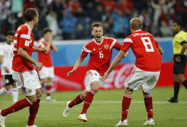 La selección de Rusia fue superior a su rival. Foto: EFE