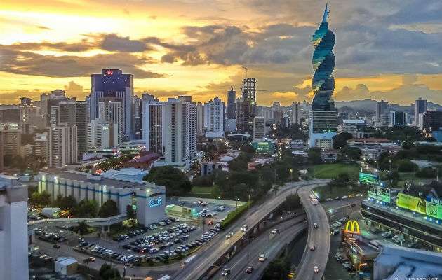 Vista general del área bancaria de la ciudad de Panamá. Foto: Archivo