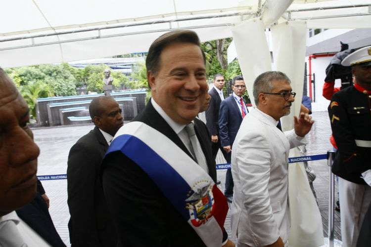 Presidente Juan Carlos Varela. Foto: Edwards Santos