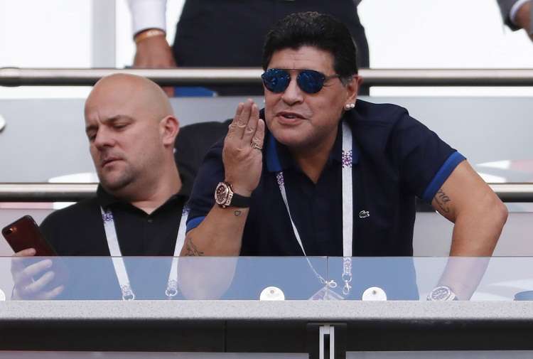 Diego Maradona también habló de la mafia que existe alrededor del fútbol. Foto: AP 