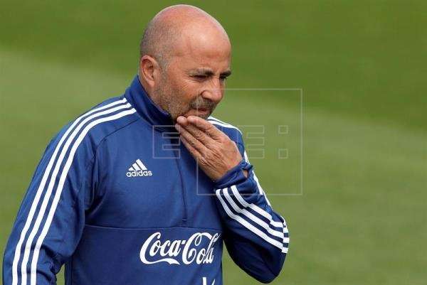 El entrenador de la selección de Argentina, Jorge Sampaoli./EFE