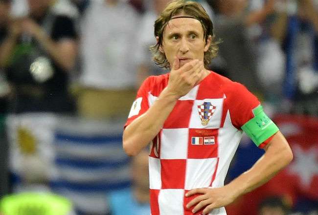 El jugador Luka Modric brilló en el Mundial de Rusia 2018. Foto:EFE